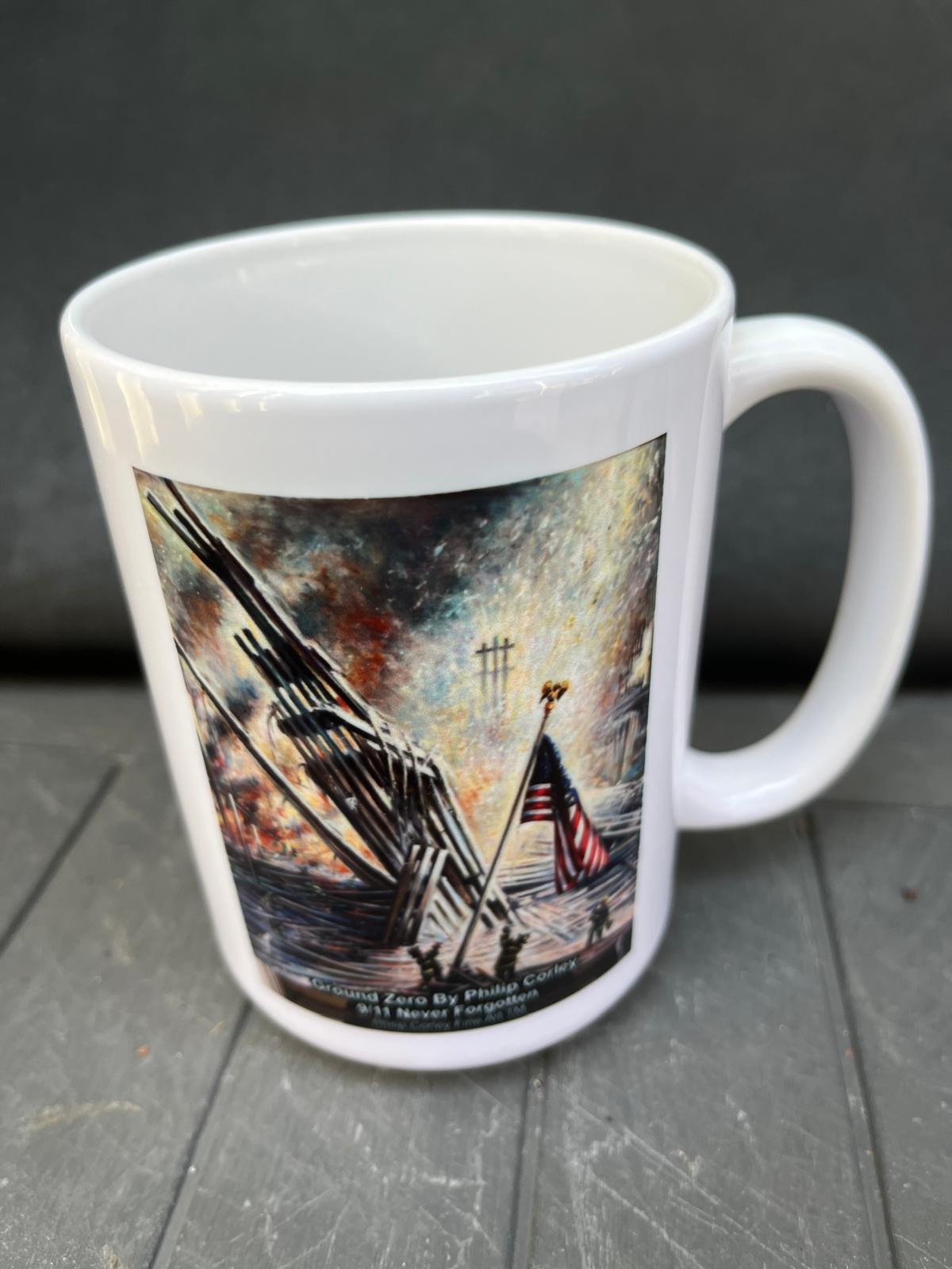 Ground Zero 9/11 Never Forgotten Mugs