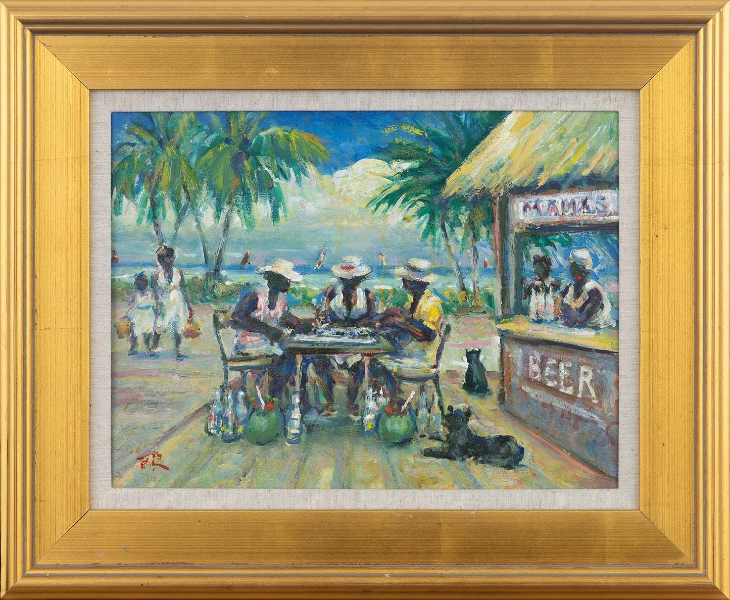 Afternoon Checkers Bahamas - By Philip Corley
