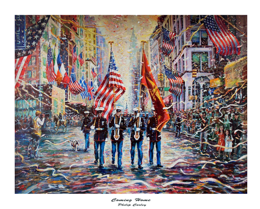 Coming Home - Giclee Watercolour Premium Posters - Special Marines